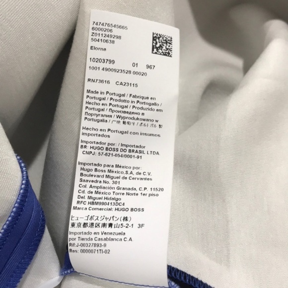 HUGO BOSS Elorna Stripe Dress - Picture 9 of 9